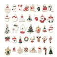thumbnail image 1 of 38Pcs Mixed Christmas Charms Enamel Pendants DIY Bracelet Jewelry Making Craft, 1 of 6