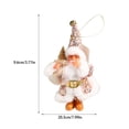 thumbnail image 2 of Billuyoard Las decoraciones festivas de Papá Noel difunden la alegría navideña con estos adornos Kits de decoración para fiestas verde 【21.3 cm * 9.6 cm】, 2 of 6
