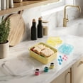 thumbnail image 4 of Cook with Color 20-Piece Kids Plastic Bento Box Lunch Container Set with Sandwich Cutters, Star, 4 of 5