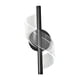 thumbnail image 1 of Apliques de pared modernos, iluminación de pared, lámparas de lujo en espiral, luminaria LED de 12 W Negro, 1 of 9