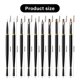 thumbnail image 3 of Aluminum Nail Brushes Professional Tools for Detailed Nail Art Creation Beginners and Experts Beauty Essential, 3 of 4