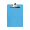 thumbnail image 2 of Universal UNV40307 1.25 in. Clip Capacity 8.5 in. x 11 in. Plastic Clipboard with High Capacity Clip - Translucent Blue, 2 of 6