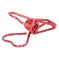 thumbnail image 4 of Binder Clips, Metal Heart Shape Unique Hollow Design 100 Pcs Wide Applications Office Binder Clips  For Clothing For Bill For Account, 4 of 8