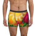 thumbnail image 4 of Wukai Rose Psychedelic Print Men’s Underwear Breathable Boxer Briefs,&nbsp;Moisture Wicking & Breathable-, 4 of 7
