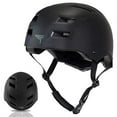 thumbnail image 2 of Flybar Certified Multi Sport Helmets For Skateboarding, Bicycling, Roller Blading, Longboarding & Pogoing - Black - M/L, 2 of 3