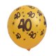 thumbnail image 3 of 20 Piezas Negro Dorado Globo de Látex para Cumpleaños Aniverario Decoración de Letras Dorado de Foto 40 perfecl Globos De Cumpleaños De Látex, 3 of 8