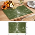 thumbnail image 6 of Sage Green Trees Placemats Set of 6 Forest Art Decor Spring Summer Nature Leaf Place Mats Indoor Wipeable Table Mats Washable Dining Table Placemats for Kitchen Holiday Party Home Decor 13x19 Inch, 6 of 9