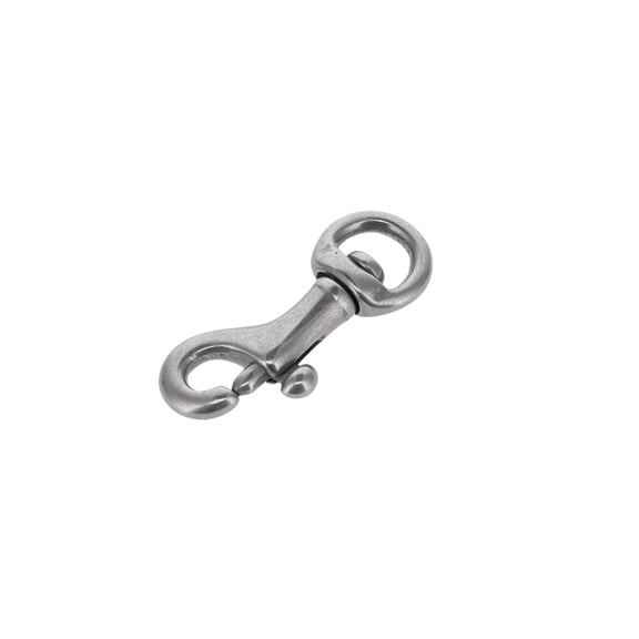 45 1/4" Nickel Matte, Swivel Bolt Snap, Solid Brass-LL