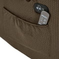 thumbnail image 3 of MCombo Causeuse en Tissu de 55,9 Pouces, Chaleur et Massage, Brun, 3 of 8