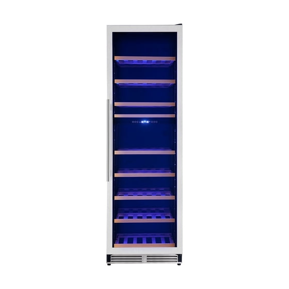 Forno Avellino 24-Inch Dual Zone Wine Cooler, 16 cu.ft, Adjustable Temperature Zones, Stainless Steel