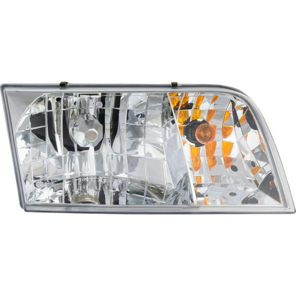 KarParts360 For Ford Crown Victoria Headlight Assembly 2003-2011 Passenger Side with Bulbs FO2503200
