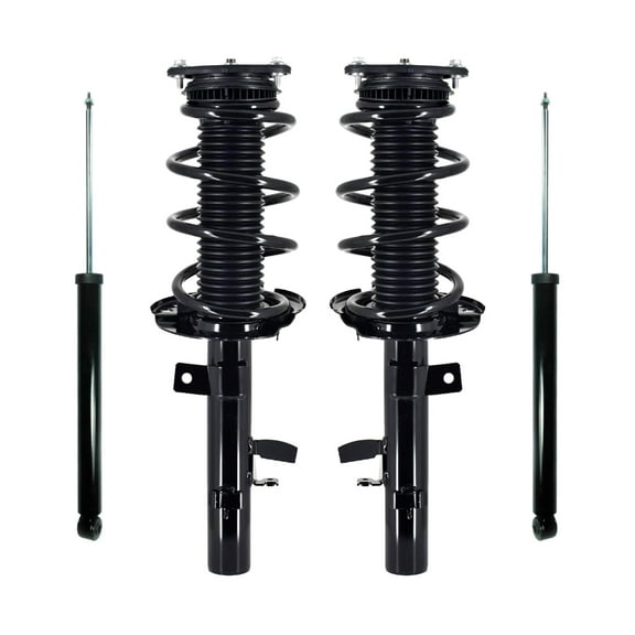 Set of 4 Front Quick Complete Strut-Rear Shock For 2014-2019 Ford Escape L4 2.0L Monotube Performance Upgrade