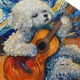 thumbnail image 3 of Fotbe Dog Guitar Starry Night Gorro Clásico de Béisbol, Gorra Ajustable con Broche Snapback, Gorro de Exterior de Algodón Suave, 3 of 6