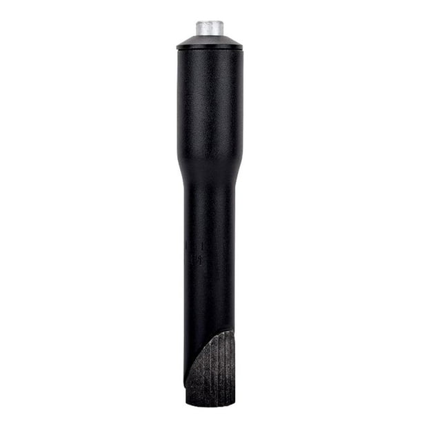 Adaptador de vástago de bicicleta sin rosca, convertidor de potencia de bicicleta de carretera y montaña, aleación de aluminio Negro 222 mm