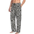 thumbnail image 3 of Mens Pajama Pants - Soft Sleep & Lounge Pants for Men, gear Bike Pattern Cuteness Casual PJ Bottoms Pants with Pockets, 3 of 5