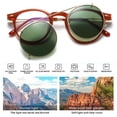 thumbnail image 4 of Juego de gafas de sol de viaje, gafas de sol de tendencia de moda para fotografía callejera, fabricadas en TR, metal, TAC, 4 of 5