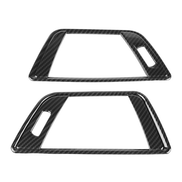 Cubierta de ventilación de aire acondicionado, 2 piezas Cubierta de ventilación de aire acondicionado lateral estilo fibra de carbono Embellecedor de cubierta de ventilación de aire Probado y confiable