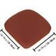 thumbnail image 3 of Funda de asiento de alta elástica cepillada de color sólido - Funda impermeable y resistente a manchas para sillas de comedor, pack de 4, 3 of 7