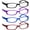 Purple, variant on Reading Glasses | Best 4 Pack of Readers Women and Men | Stylish Look and Crystal Clear Vision When You Need It! | Comfort Spring Arms & Dura-Tight Screws