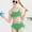 Army Green, variant on Girls Swimsuits with Shortss Teen Girl Bathing Suits 2 Piece Bathing Suit for Kids 11-12 Years