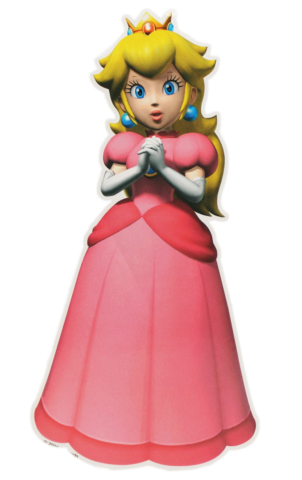Super Mario Princess Peach Decorative Decal Sticker