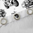 thumbnail image 4 of Manfei Kids Dirt Bike Print Black Out Curtains, Motorcycle Sports Player Curtains Pack of 2 (42x63 Each), Cartoon Theme Bedroom Curtains, Curtains and Drapes Home Decor, 4 of 6