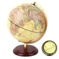 thumbnail image 1 of World Globe,25CM 3D Antique Globe Small Globe Antique Globe Smart Functionality, 1 of 8
