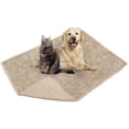 thumbnail image 1 of PetAmi Waterproof Dog Blanket For Medium Large Dog, Puppy Pet Blanket Couch Cover Protection, Sherpa Fleece Fuzzy Cat Blanket Throw, Couch Sofa Bed Furniture Protector Soft Reversible, 40x60 Taupe, 1 of 7