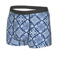 thumbnail image 2 of Junzan Stylized Flowers Vintage Boho Mens Underwear Boxer Briefs For Men’s - Medium, 2 of 9