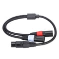 thumbnail image 3 of YLSHRF JORINDO 5‑Pin XLR Female To Double 3‑Pin XLR Male Cable Y Splitter Audio Adapter Cable 0.5 M,5‑Pin XLR Female To Double 3‑Pin XLR Male Cable,XLR Splitter Cable, 3 of 8
