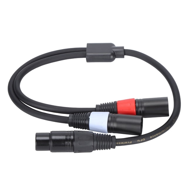 JORINDO Cable XLR hembra de 5 pines a XLR macho doble de 3 pines Cable adaptador de audio divisor en Y 0,5 m