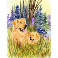thumbnail image 1 of 28 x 40 Po. Drapeau Golden Retriever Toile Taille Maison, 1 of 1
