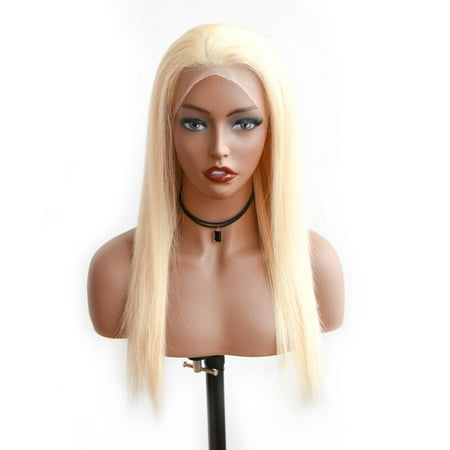 BEAUDIVA #613 Blonde 13*4 Lace Front Wig with Baby Hair Brazilian Straight Human Hair (Best Quality Human Hair Wigs)
