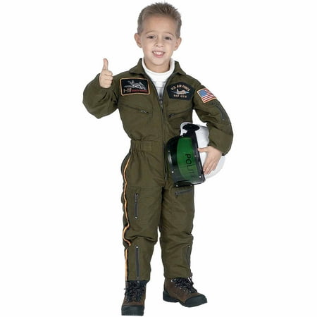 Air Force with Helmet Child Halloween Costume