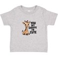 thumbnail image 3 of Inktastic You Bet Giraffe I'm Cute Boys or Girls Baby T-Shirt, 3 of 5