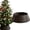 Coffe, L, variant on Farmhouse Christmas Tree Collar, Detachable Woven Rattan Tree Skirt Alternative – Rustic Christmas Tree Ring Base Cover, Wicker Holiday Home Decor