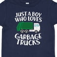 thumbnail image 4 of Inktastic Just a Boy Who Loves Garbage Trucks Boys Toddler T-Shirt, 4 of 5