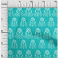 thumbnail image 1 of oneOone Polyester Lycra Fabric Leaves & Floral Block Decor Fabric Printed BTY 56 Inch Wide, 1 of 4