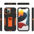 thumbnail image 5 of Case for Galaxy A24 4G,Galaxy A24 Case,Military Grade TPU+PC [Built-in Kickstand] Dual-Layer Design Heavy Duty Protection Magnetic Phone Case for Samsung Galaxy A24 4G,6.5 Inch (Orange), 5 of 11