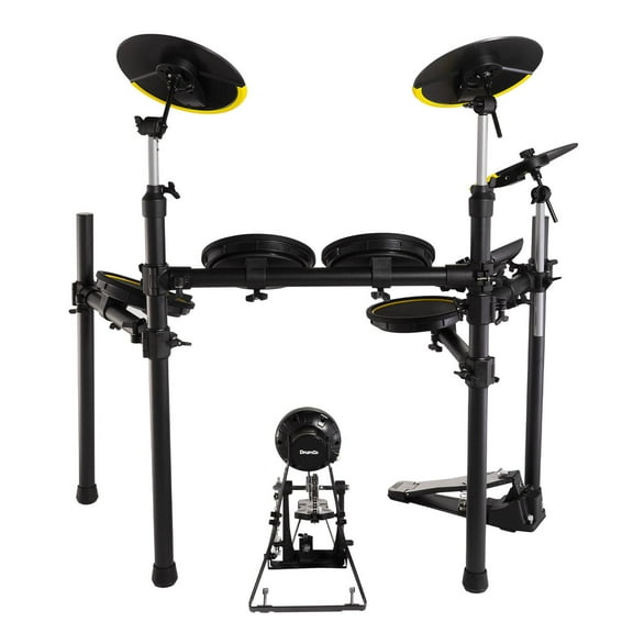 DRUMCO Set de Batería Electrónica de 8 pz Color Amarillo COPPER II - YL DRUMCO