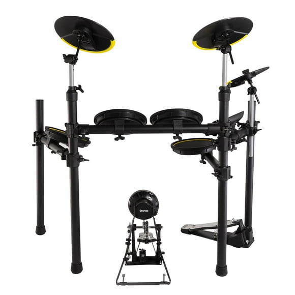 DRUMCO Set de Batería Electrónica de 8 pz Color Amarillo COPPER II - YL DRUMCO