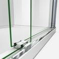 thumbnail image 5 of DreamLine Sapphire 56-60 in. W x 76 in. H Semi-Frameless Bypass Shower Door in Chrome, 5 of 8