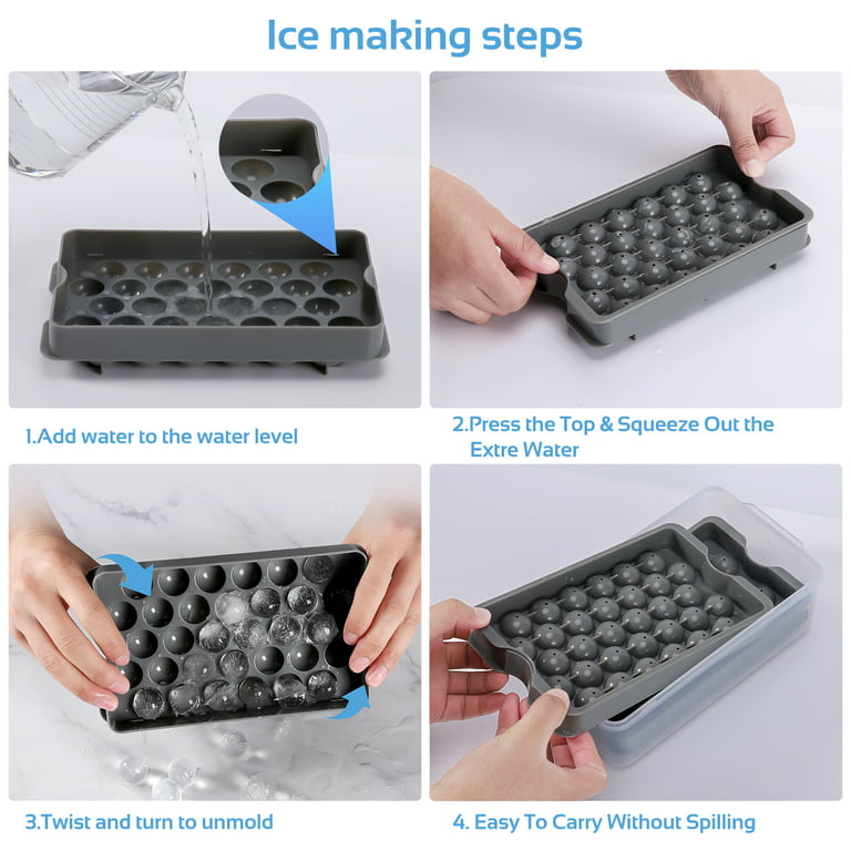 Ice Ball Tray™ / ice cube tray with lid – Mycookinet