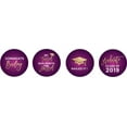 thumbnail image 2 of Darling Souvenir &nbsp;chocolate&nbsp;Candy Party Favor Graduation Theme Stickers 190 Pcs-Plum, 2 of 2