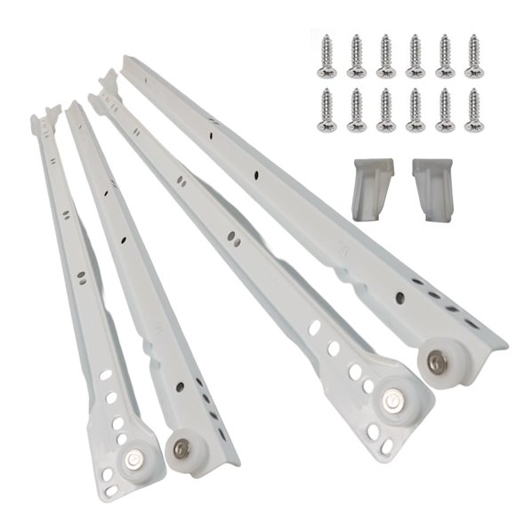 Correderas para cajón COLLINETS de 20 pulgadas, capacidad de 75 lb, acero