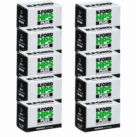 Ilford 10 Rolls Ilford HP5 400 Film 36 Exp