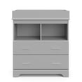 thumbnail image 7 of Storkcraft Brookside 2 Drawer Infant Changing Table Dresser, Pebble Gray, 7 of 7