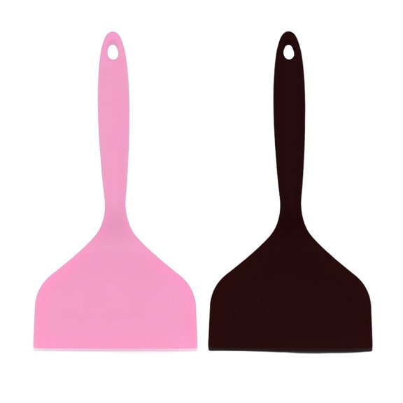 ACDANC 2Pcs Fish Spatula,Heat Resistant Silicone Spatulas Silicone Heat Resistant,Comfort Grip Stability Small Silicone Spatula,Style1,10.04*4.72*0.79in