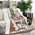 thumbnail image 2 of Flannel Fleece Blankets Ultra Soft Bed-Throw Blanket Comfortable Bed Blanket for Couch Chair Bed Living Room 50"x60", 2 of 5