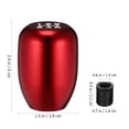 thumbnail image 2 of 2pcs Shifter Knobs Automotive Gear Shift Knobs Manual Shift Knobs Universal Aluminium Alloy Shift Knobs with Adapters, 2 of 8